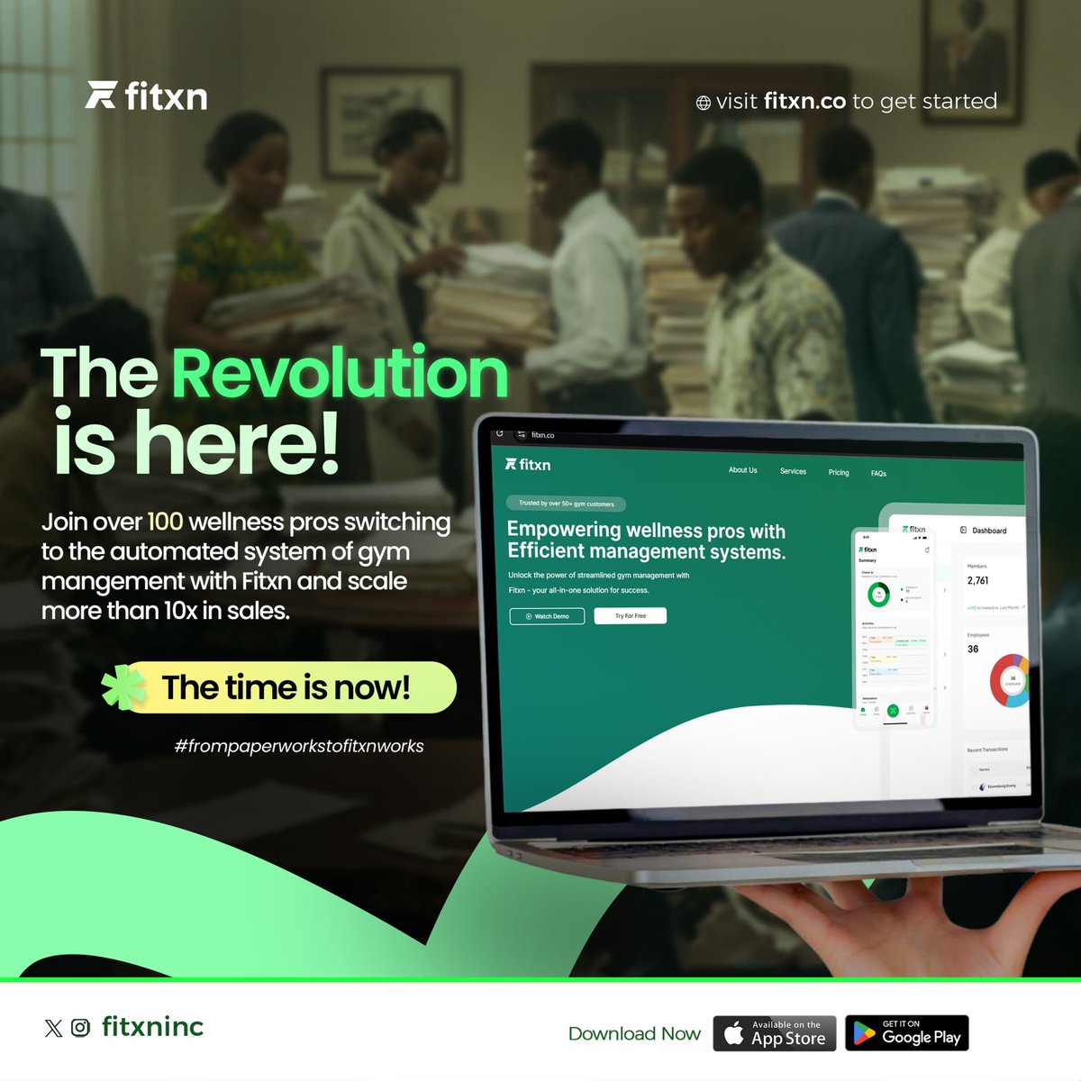 fitxn_app's tweet photo. The revolution in gym management is here! Join the hundreds of wellness pros who are making the switch to Fitxn and scaling their sales 10x! 

Don’t get left behind—now's the time to elevate your business! #gymmanagement #business https://t.co/EXFkk10Ljc