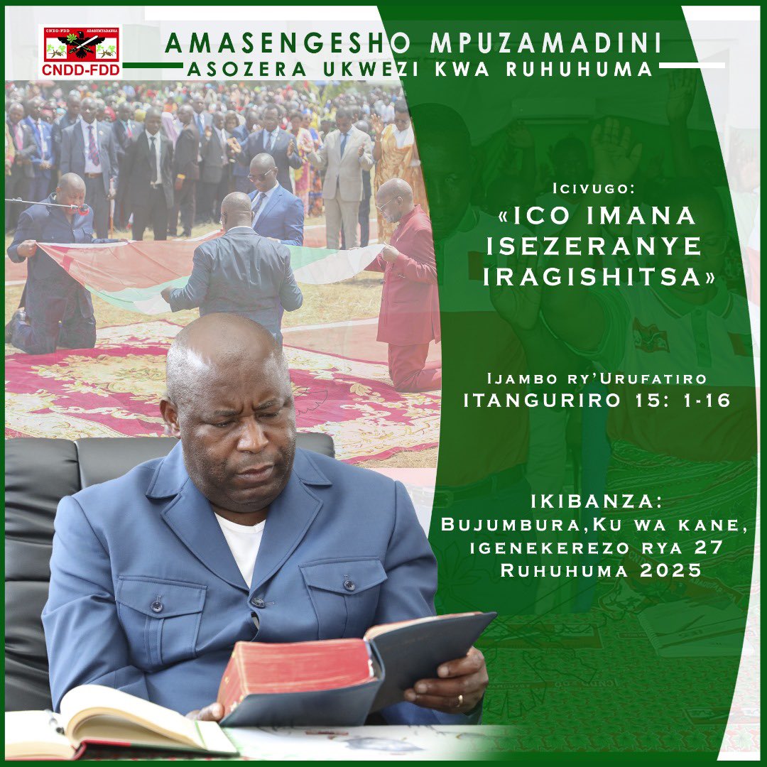 #Burundi #WarakozeMana