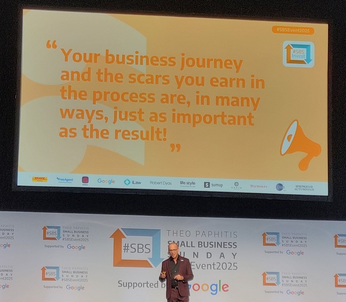 Another amazing day at #sbsevent2025 hosted by <a href="/TheoPaphitis/">Theo Paphitis</a> and thanks to <a href="/TheSBS_Crew/">#SBS Crew</a> and the amazing sponsors who all make it possible.  A few years since we got our cert but attend each year as the talks are so inspiring.   A valuable day to reflect and plan for the future.
