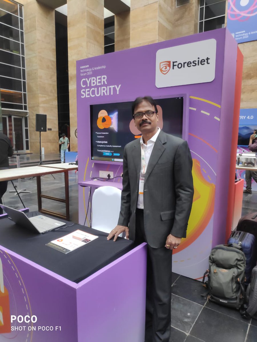 ForeSiet's tweet photo. Foresiet at @nasscom Technology &amp; Leadership Forum 2025! 
We’re excited to share that Rajkumar Balu, Sales Director at Foresiet, is representing us at NASSCOM Technology &amp; Leadership Forum 2025 starting today! 
📅 24th &amp; 25th February 2025
📍 Grand Hyatt Mumbai
#NASSCOM #NTLF2025 https://t.co/3nEPI3dcR2