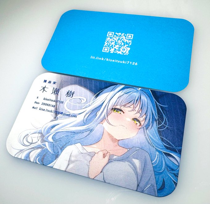 実は企業様用に名刺もう1枚作りました😚
氏原様(@sou_ujihara )にデザインをお願いしてます〜✨️メタリック箔押しに裏面は特色1色の豪華仕様です……🤭可愛くデザインして下さりありがとうございました!
※一般配布はありません 