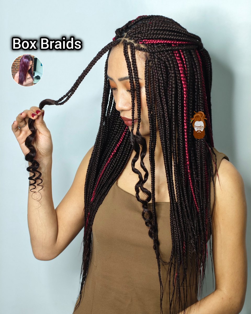 DreadLey_India's tweet image. • Box Braids with a hint of Curls •
DM us 📩 Or Call / WhatsApp us on +918976564998 
Website - dreadleydreadlocks.com
#boxbraidsindia #braidsinspiration #africanbraids #africanhairstyles #hairbraidingideas #braidsposes #holidayhairstyles #vacationhairstyles #dreadleydreadlocks