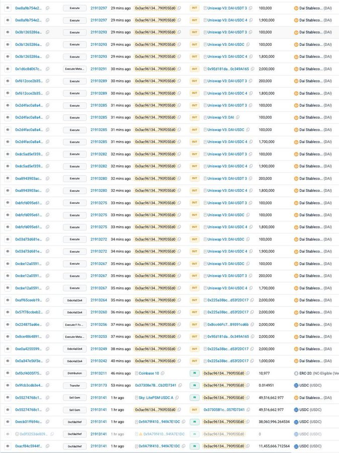 CoinGapeMedia's tweet photo. 🚨 BREAKING 🚨

@0XINFINI falls victim to a major security breach, with $50M in $USDC lost! 💥

Is this the work of a hacker or an internal issue? The crypto space is reeling—what’s next for the project? 🧐

#CryptoNews #0XINFINI #USDC #BlockchainSecurity #CryptoBreach #CryptoCrisis