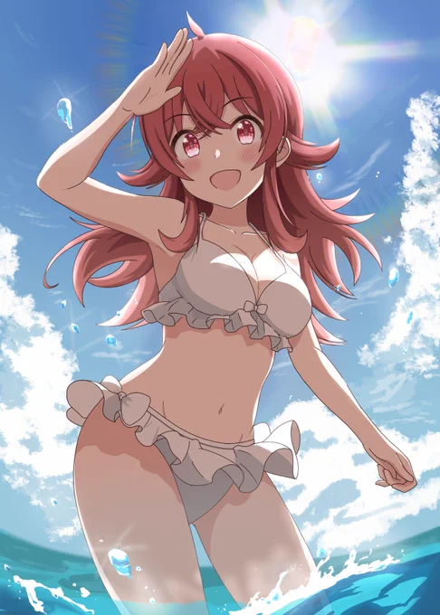 #寒い時こそ水着絵を貼ろう 