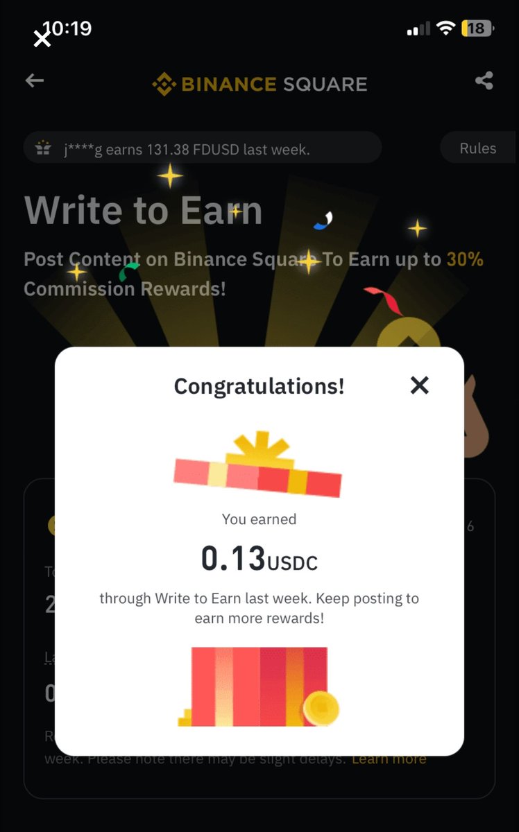 ApolloKopann's tweet photo. When I first posted on Binance Square, it was just for fun, using hashtags and coin pairs, and I earned some Binance Points. Receiving my first small reward from the Write to Earn Program surprised and delighted me. This boosted my confidence, and I began posting almost daily. https://t.co/vh01lBE9tG