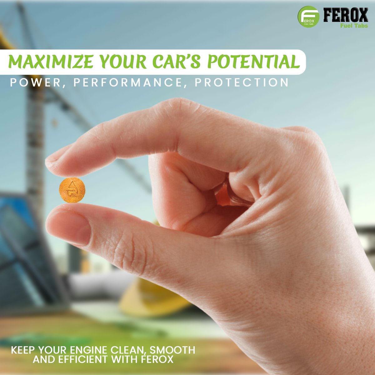 FEROX_FUEL_TABS's tweet image. Maximize Your Car’s Potential
Power, Performance, Protection!
Keep your engine clean, smooth, and efficient with Ferox—because your car deserves the best!#MaximizePerformance #FeroxFuelTabs #EngineCare #FuelEfficiency #SmoothDriving #EcoPower #CarLovers #GoTheExtraMile