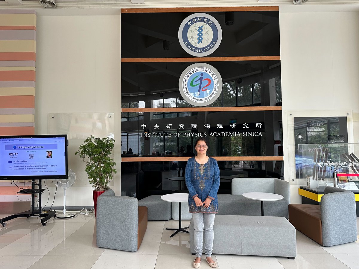 Last week, Dr. Garima Rani visited us at IOP-AS to expand research interaction between us! She also talked about their studies on mechanics and spatiotemporal dynamics of microorganisms. She will launch a theory lab in IIIT-Dehli after the return. Thank you Garima for coming😀