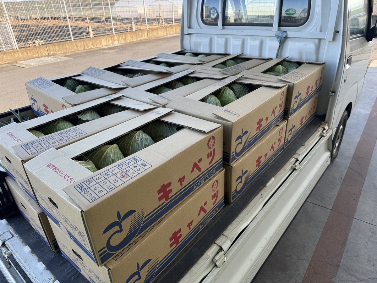 fukanegimatsuri's tweet photo. 本日皆様からいただいた福ねぎの募金＋みらい堂さんの募金を合わせた約15万円相当の深谷の野菜を能登半島地震で被災された方に送らさせて貰いました。 
#深谷ねぎまつり https://t.co/rXGWwFaEEq