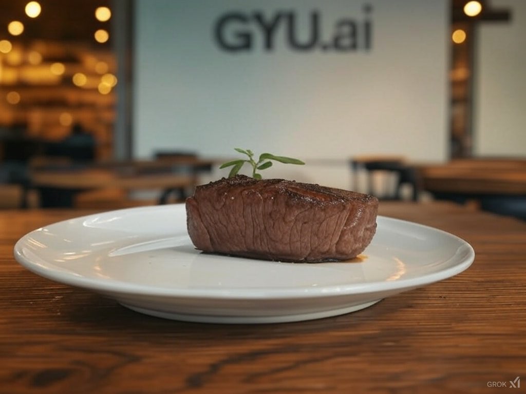 SuperCryptoLord's tweet image. Just snagged GYU .ai ! 💪

牛 = Gyu = Beef 🥩 (Think Gyudon &amp;amp; Wagyu!)

A rare 3L .ai that’s brandable, relatable &amp;amp; available.

What comes to mind when you see 
👉GYU.AI ? Drop your thoughts &amp;amp; SOL wallet 👇