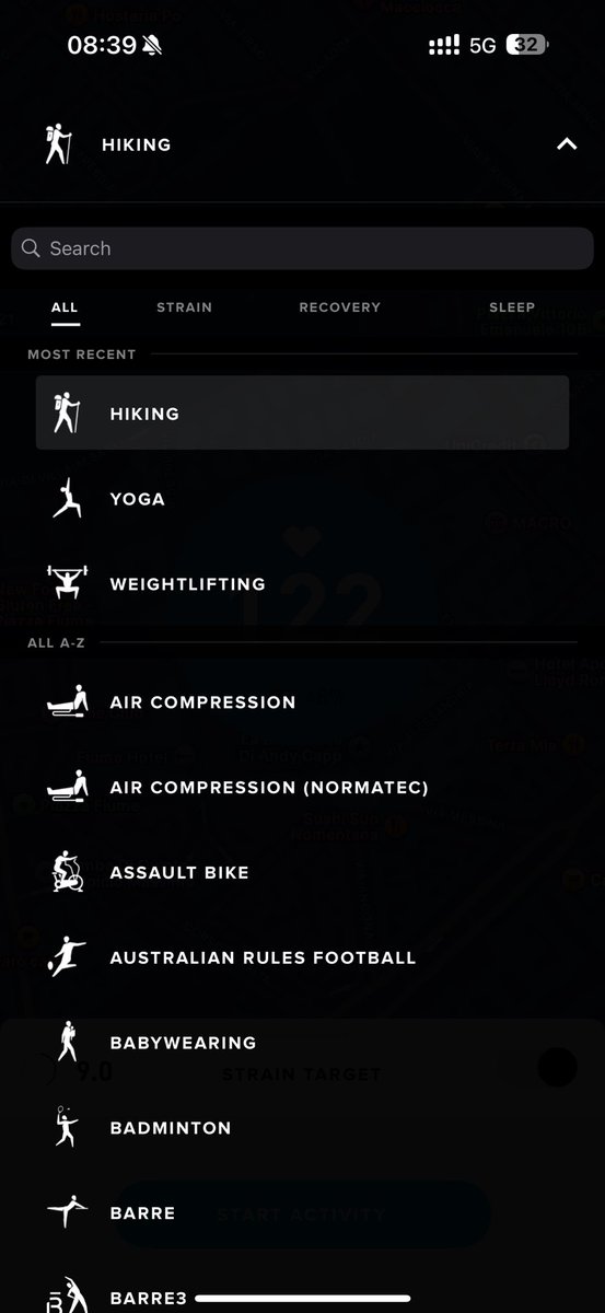 Anytime I go to Start Activity, Sauna is never in my most recents. What do you have against saunas <a href="/WHOOP/">WHOOP</a> ?