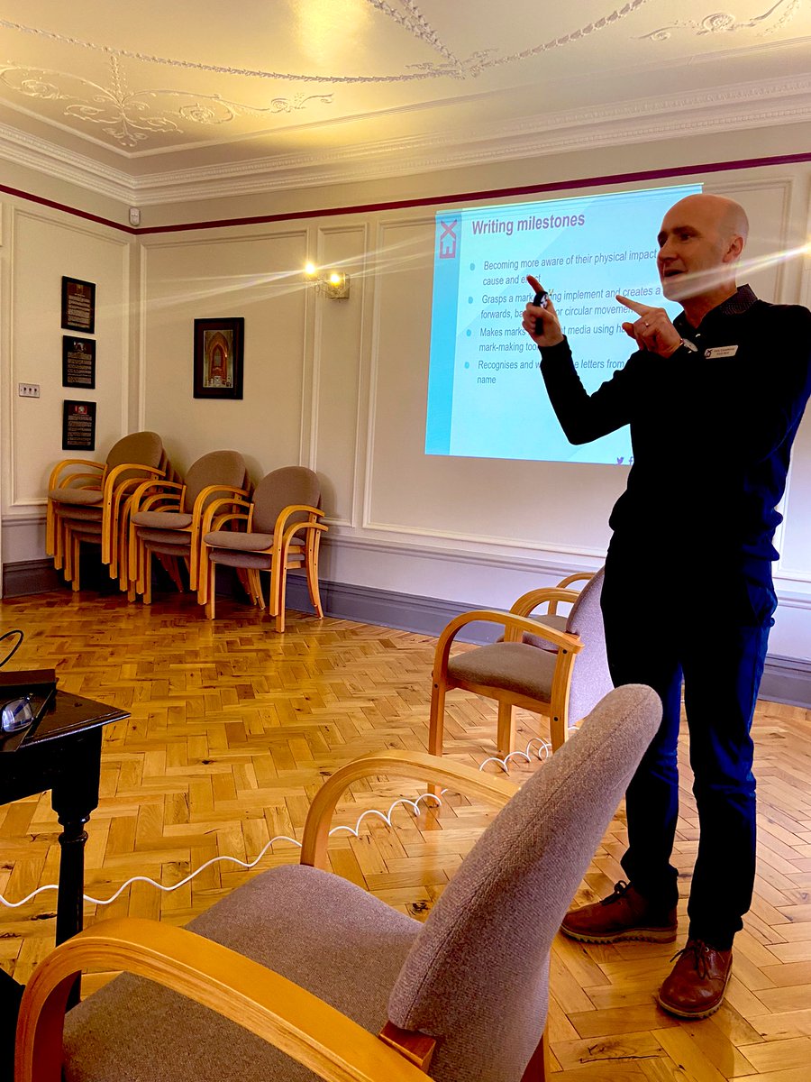 JoPetersEYFS's tweet image. Brilliant inset day with our team at Worsley Hall. Inspirational writing training from Andy Burt @AndyBurtEEX Time for EY and Key Stage 1 to engage with reflective practice. Thank you Andy for a brilliant morning. @RCDivineMercy writing #earlyyears #keystage1