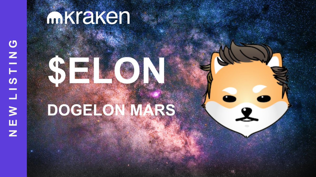 If you’d like to see <a href="/krakenfx/">Kraken</a> list <a href="/DogelonMars/">Dogelon Mars</a>, repost and drop a comment with #Kraken x $ELON!