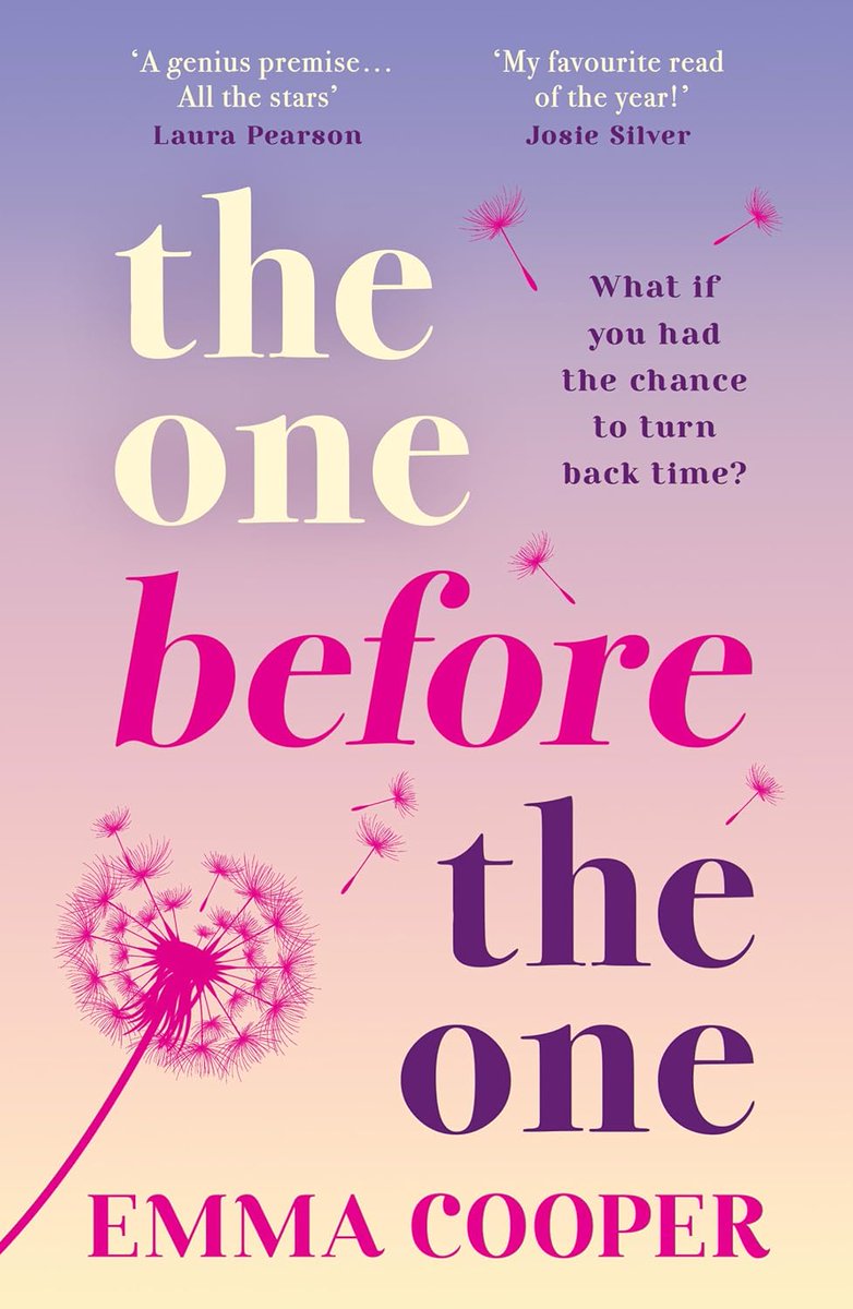 It's been ages since I've been properly invested in a book but <a href="/ItsEmmacooper/">Emma Cooper</a> THE ONE BEFORE THE ONE is fabulous. Can't put it down. If you loved The Time Traveller's Wife and One Day, but also enjoy a touch of mystery, you'll love this one!!