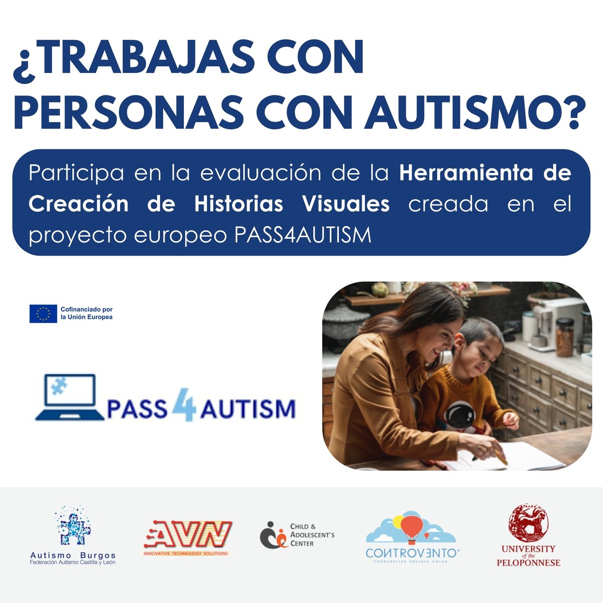 CryptoDomAlts's tweet image. 🔵Seguimos avanzando con el proyecto europeo #PASS4AUTISM y comenzamos las pruebas para evaluar la Herramienta de Creación de Historias Visuales. 

1️⃣ drive.google.com/file/d/1odfEr9…

2️⃣ drive.google.com/file/d/1vGV0FQ…

3️⃣ forms.gle/Ctnzue1oEjxYcU…

#ErasmusPlus