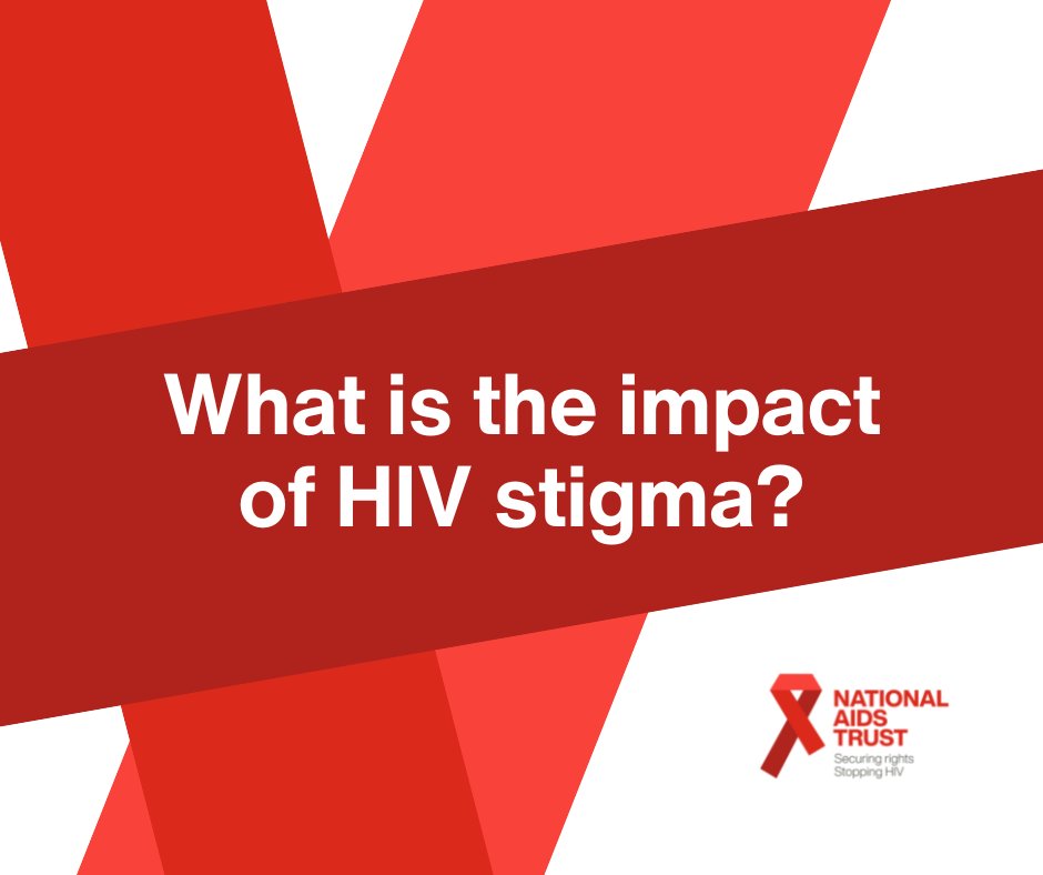 For some people living with HIV, stigma can negatively impact:

🏥💊seeking treatment &amp; attending health appointments
💕relationships 
🧠mental health &amp; seeking support for it 

This doesn't need to happen. Learn more about what we do to tackle this: 

nat.org.uk/what-we-do/end…
