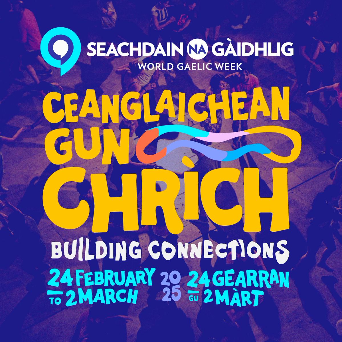 Tha Seachdain na Gàidhlig 2025 an seo! 

Thèid barrachd air 150 tachartas a chumail an t-seachdain seo a’ brosnachadh agus a’ moladh na Gàidhlig air feadh na h-Alba agus air feadh an t-soaghail, ann an Sasann, Canada, Argentina agus air loidhne!

Tha sinn air bhioran gus am faic