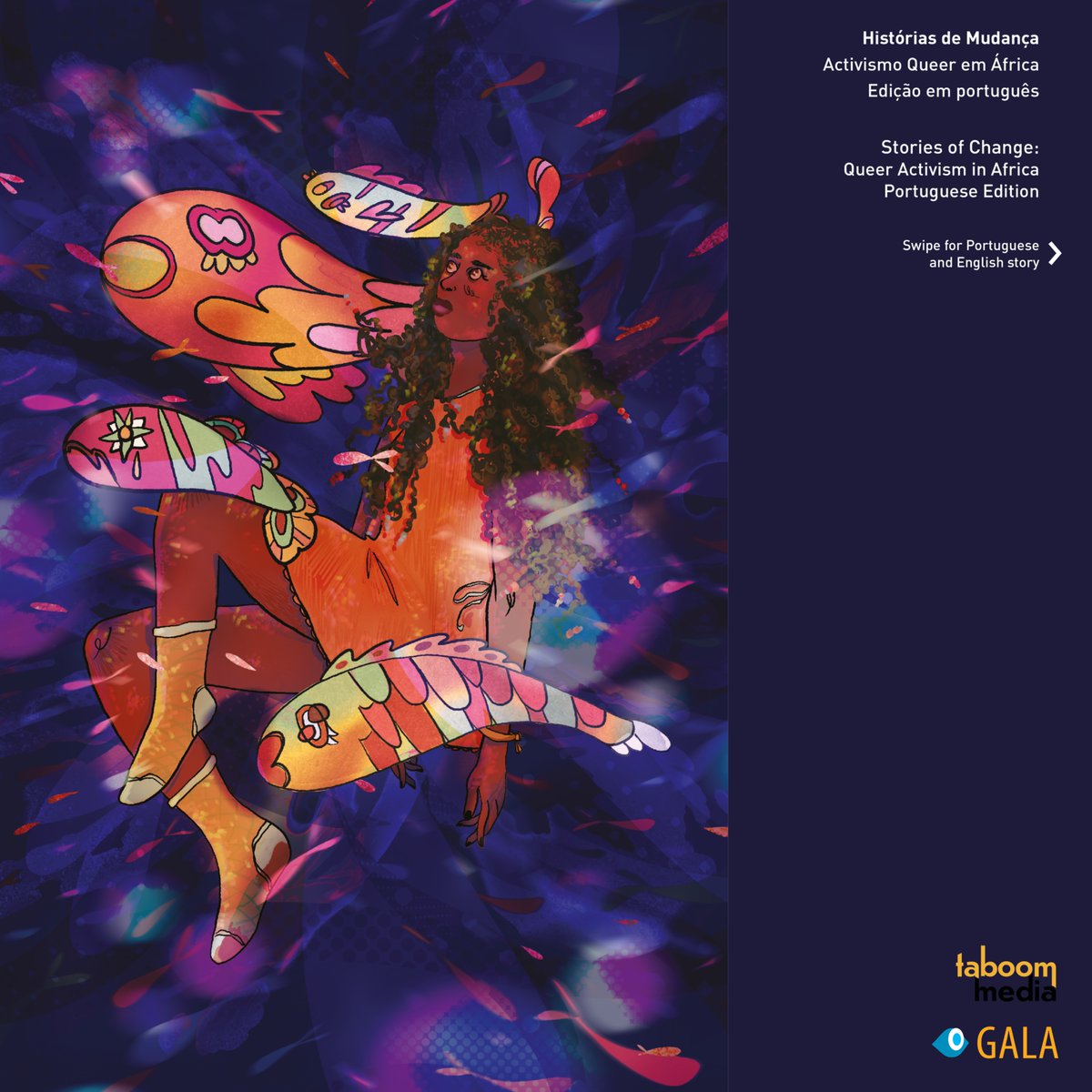 ✨ Featured Story: Aqui Deitada a Morrer: Um Renascimento / As I Lay Here Dying: A Rebirth by Giselle Ratalane, art by <a href="/g1rl/">Lorelein</a>.g0re

📚  Explore Stories of Change: Queer Activism in Africa—free in Portuguese &amp; English: taboommedia.com/2024/10/29/tab…  

#QueerStories #QueerAfrica