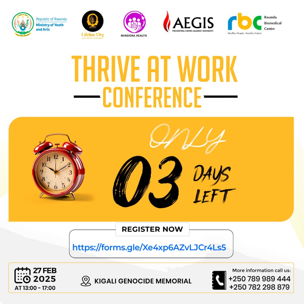 🚀 The countdown to #ThriveAtConference is on—just 3 days to go!

🌍 Be part of a movement shaping a healthier working  environment through innovation and collaboration

🎟️ Secure your spot now!  
🔗 forms.gle/Xe4xp6AZvLJCr4…
