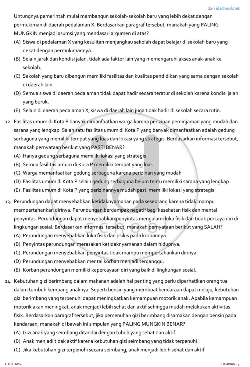 idschool_net's tweet image. Siapa mau 30 Soal PU UTBK 2024? 🙋‍♀️ #utbk2024 #snbt2025 #utbk2025