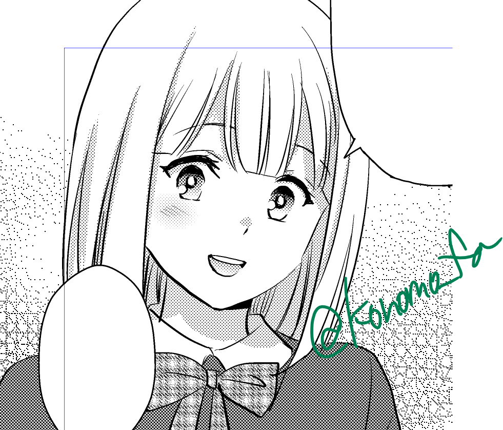 可愛く描けたと思ってる 