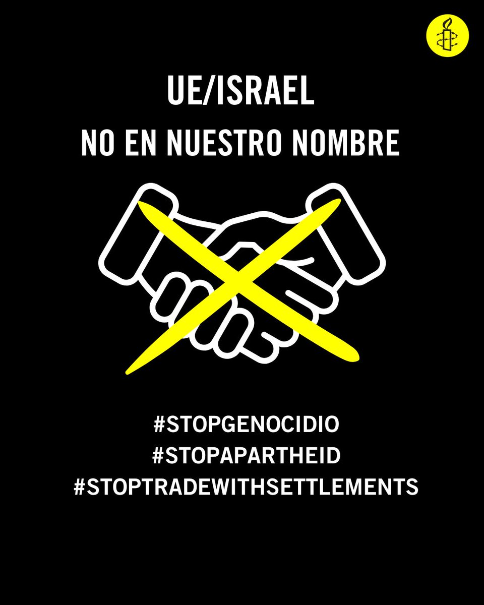 AITerrassa's tweet photo. Avui 24 de febrer, el Consell d'Afers exteriors de la UE es reuneix amb representants d'Israel. I nosaltres li diem a la UE: No en el nostre nom! Prohibiu el comerç amb els assentaments il·legals JA. #StopTradeWithSettlements #StopGenocideNow @MAECgob @vonderleyen @kajakallas https://t.co/fKZLbPkDO4