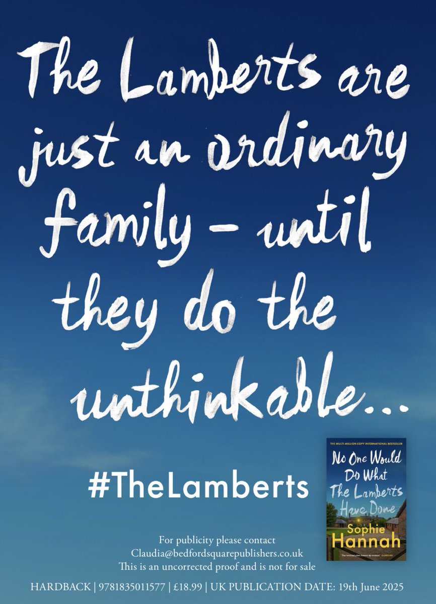 Sophie Hannah tweet media