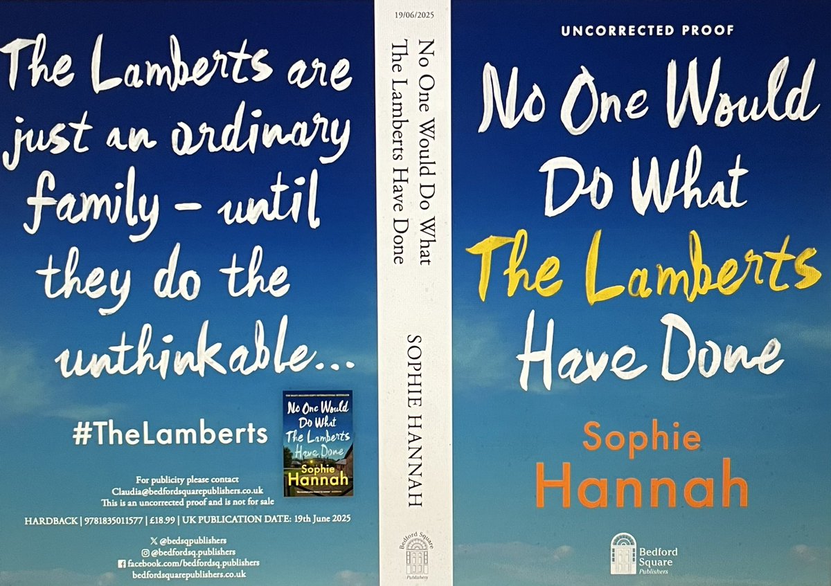 Sophie Hannah tweet media