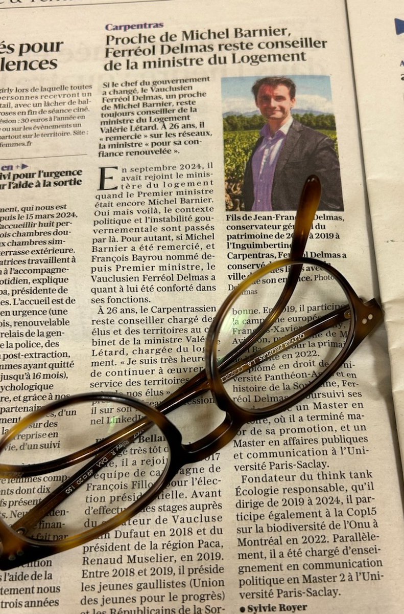 Merci Vaucluse Matin !