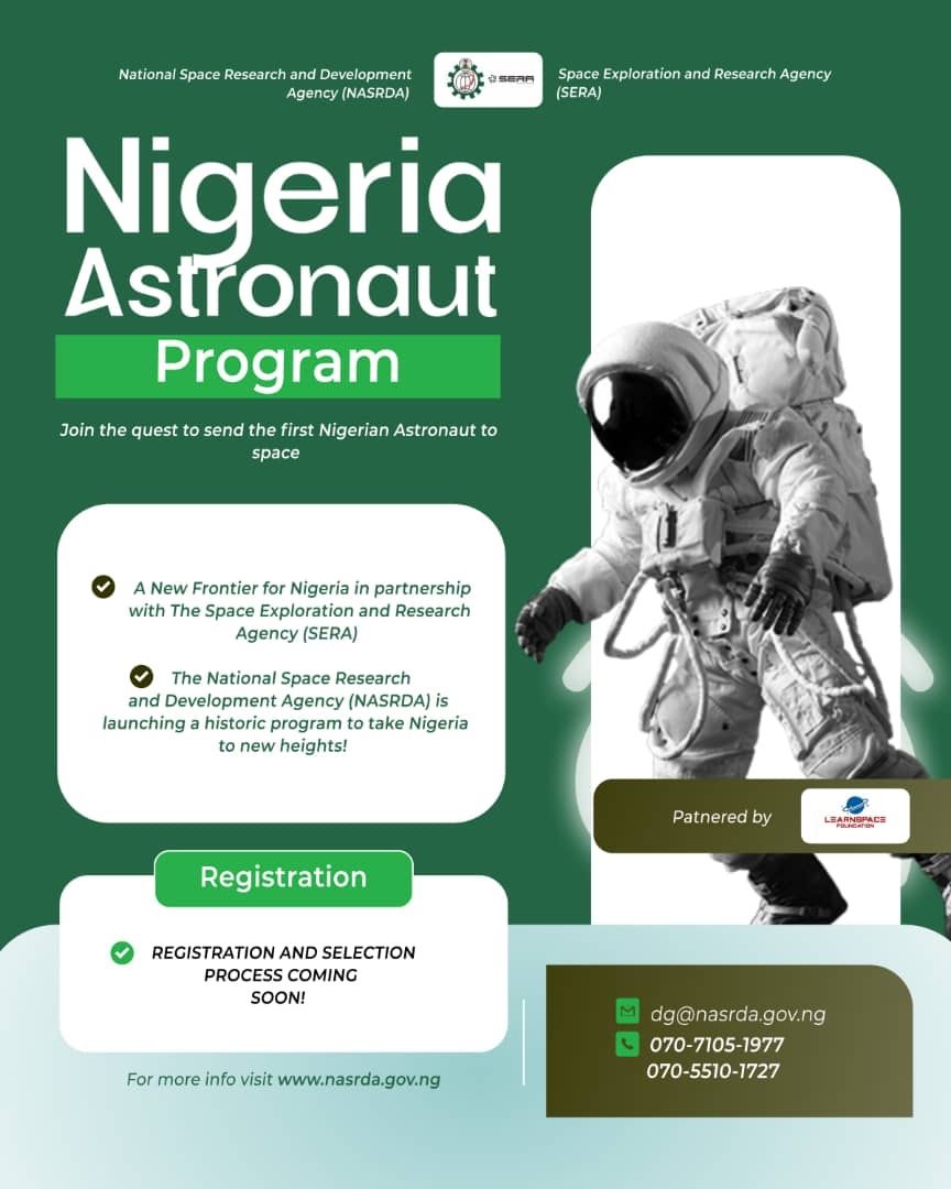 YouthmappersOAU's tweet photo. YES!! It is Monday again!
Boost your mood and get motivated! Nigerians just might go to space this year!
#NigeriaInSpace #AstronautsProgram #MondayMotivation #newbeginners #Trending @youthmappers #youth #opportunity #OAUTwitter https://t.co/11km2DsSD4