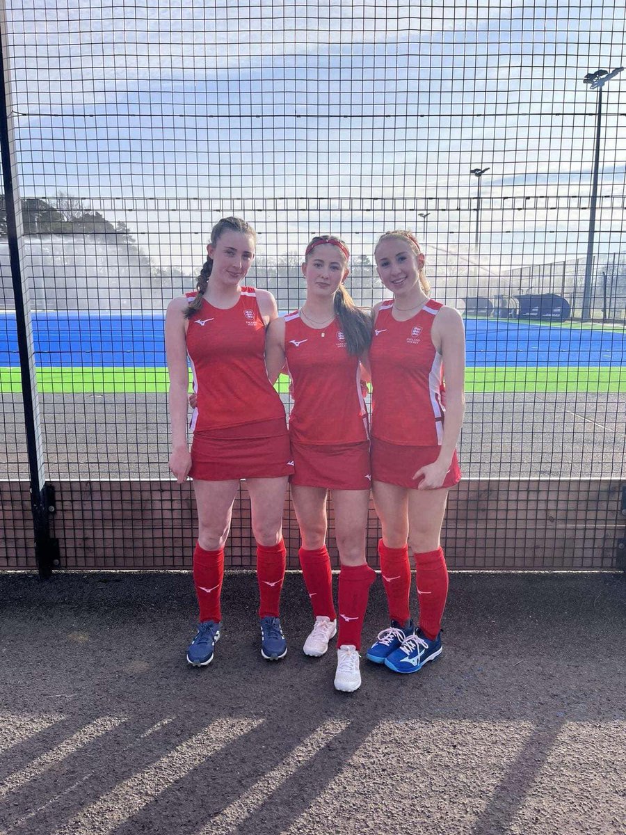 SUPER PROUD⭐️🦅💛

We are super proud to report that 3 of our girls represented England U16 Girls in a series against Ireland 🇮🇪 

We are delighted for Liv, Florrie &amp; Lois as we know how much hard work they put in and will be following their hockey journey.

#englandhockey