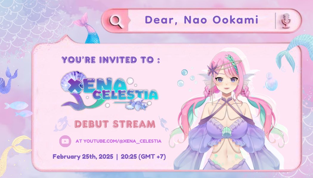 Baru buka x ternyata dapet undangan dari <a href="/xena_celestia/">Xena Celestia🔮【Oristarium】</a> jangan lupa Dateng ya guys ke debutnya kak <a href="/xena_celestia/">Xena Celestia🔮【Oristarium】</a> let's go kita ramein debutnya sapa tau dapet bansos!!

⏲️ : 20.25
📅 : 25.02.2025
 ▶️ : youtube.com/live/w54ESOUNg…