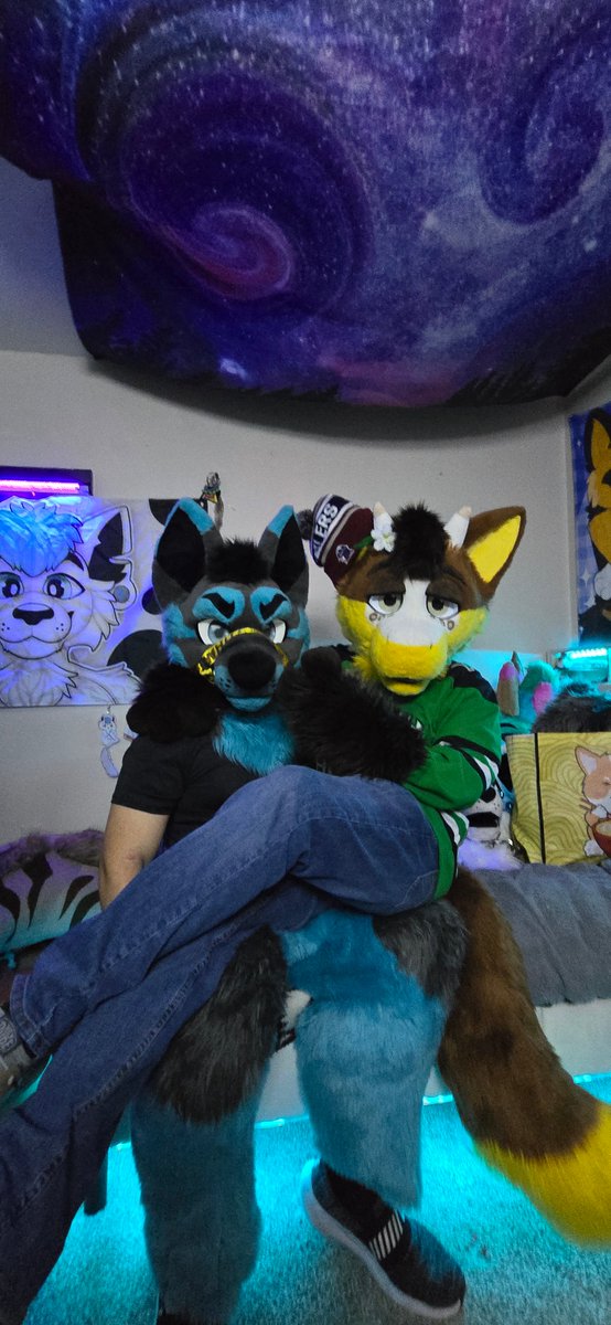 AugerShep's tweet photo. Regardless of everything, I think our house warming party was a success 💙🩶🖤 https://t.co/KcQTy9MZGv