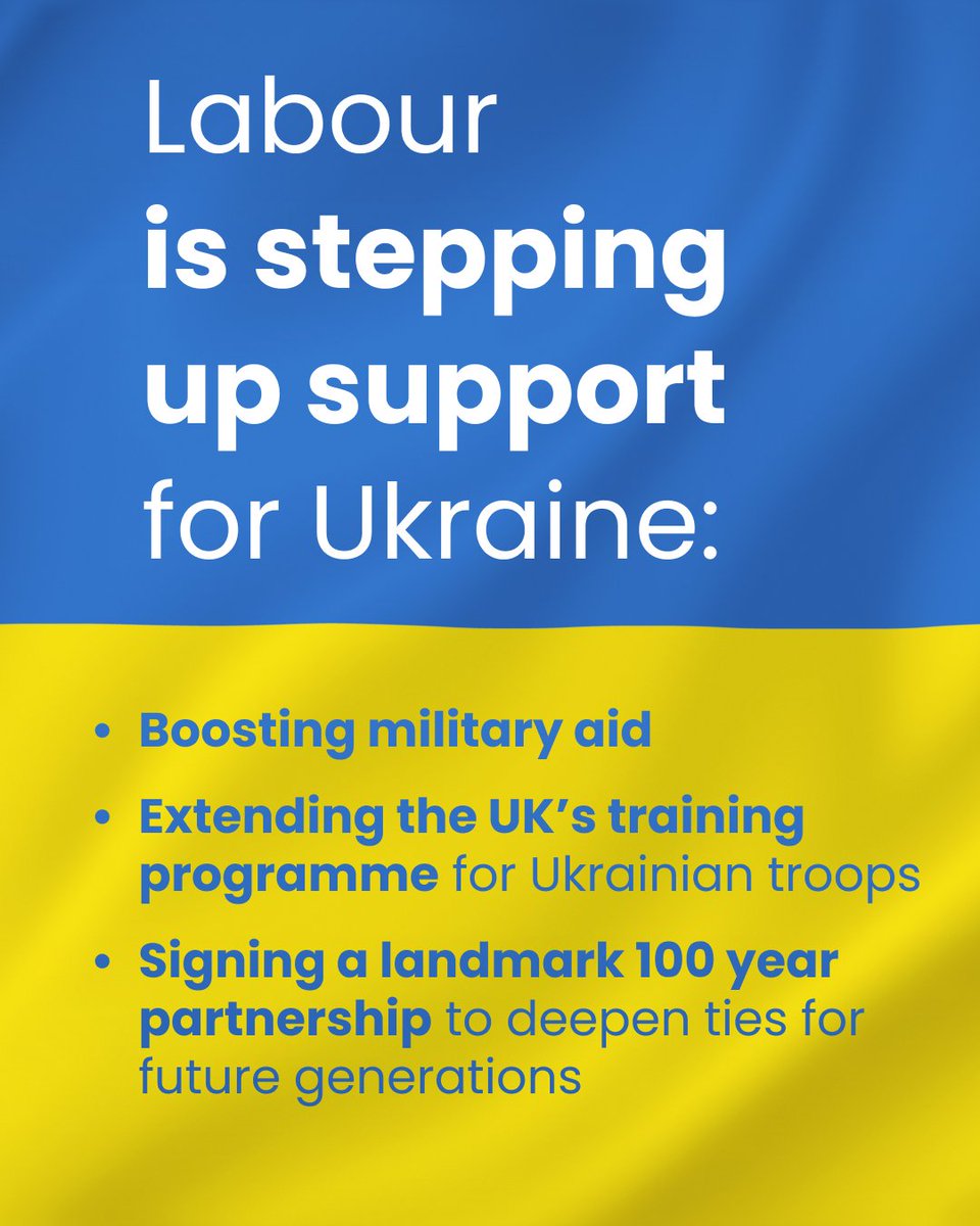 Labour stands with Ukraine.