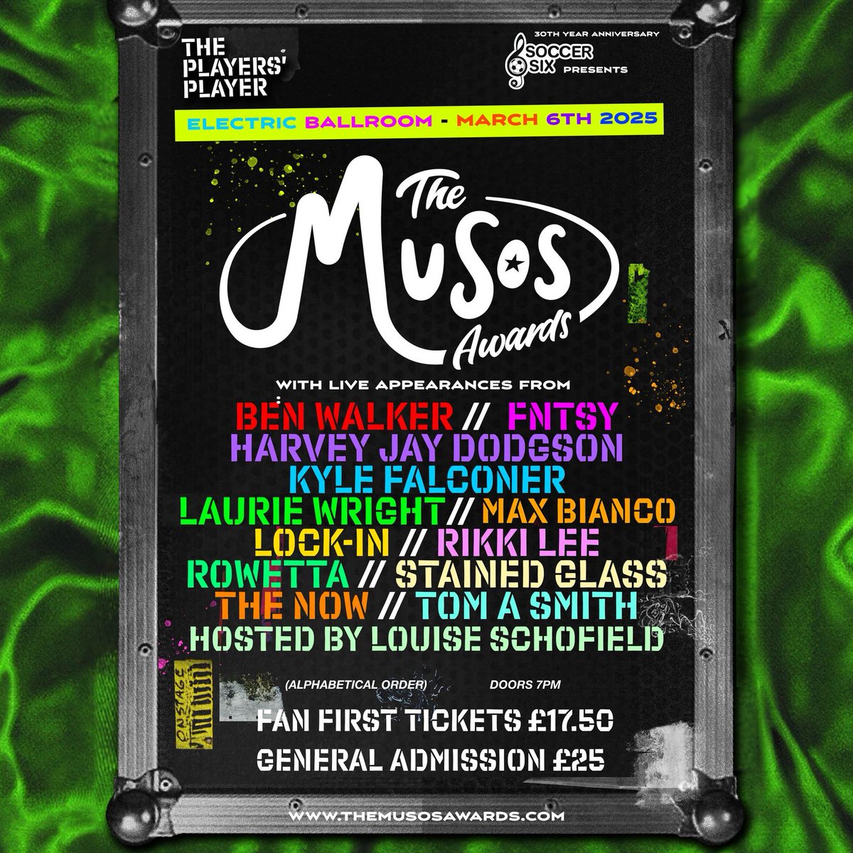 Soccer Six (@soccersix) on Twitter photo #SoccerSix 30 Years Party
Here we GO! Ensure 6th March <a href="/musosawards/">The Musos Awards</a> tickets #musicawards winners & #livemusic social <a href="/EBallroomCamden/">Electric Ballroom</a>
electricballroom.seetickets.com/event/the-muso… #indierock #britpop #altrock #musicians #networking
<a href="/tomasmithmusic/">TOM A SMITH is me</a> <a href="/Lockin_Band/">LOCK-IN</a> <a href="/maxbianco/">max bianco マックス ビアンコ</a> <a href="/THENOWUK/">T H E N O W</a> <a href="/louschofieldtv/">Louise Schofield</a> #SoccerSix 30 Years Party
Here we GO! Ensure 6th March <a href="/musosawards/">The Musos Awards</a> tickets #musicawards winners & #livemusic social <a href="/EBallroomCamden/">Electric Ballroom</a>
electricballroom.seetickets.com/event/the-muso… #indierock #britpop #altrock #musicians #networking
<a href="/tomasmithmusic/">TOM A SMITH is me</a> <a href="/Lockin_Band/">LOCK-IN</a> <a href="/maxbianco/">max bianco マックス ビアンコ</a> <a href="/THENOWUK/">T H E N O W</a> <a href="/louschofieldtv/">Louise Schofield</a>