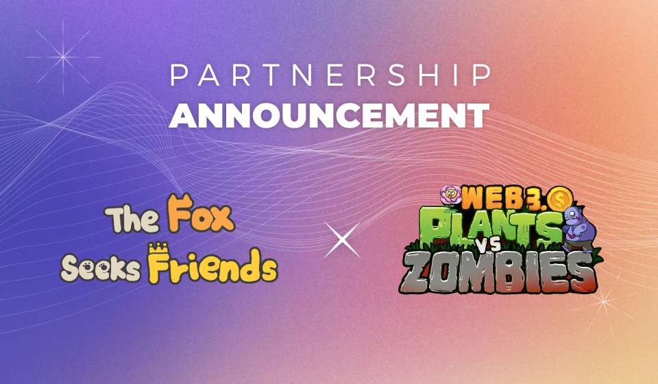 🌱🧟 Partnership Announcement! 🦊✨

We’re thrilled to team up with Web3 Plants vs Zombies by <a href="/TelgatherGames/">Telgather</a> ! 🎉 Get ready for an exciting crossover between strategic defense &amp; friendship-building!

Stay tuned for exclusive events &amp; surprises! 👀🔥

Play Now🎮