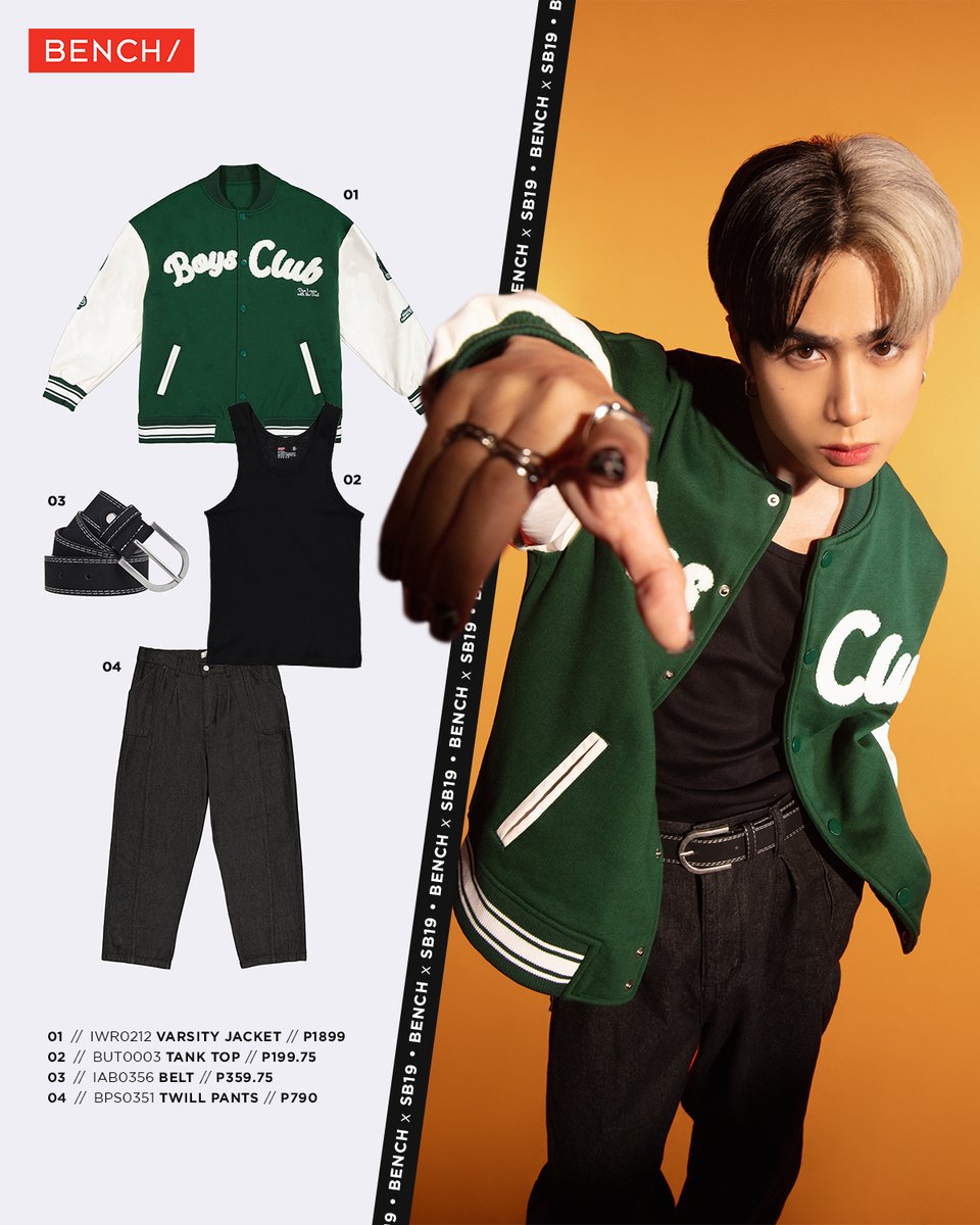 Step into the scene with #BENCHxSB19! 💯 From street-style to stage-ready vibes, it’s time to elevate your wardrobe and own your spotlight like SB19!

More stocks of your fave #BENCHxSB19 pieces are out now! Shop them in stores and online today!

ALL OUT FOR SBENCH19