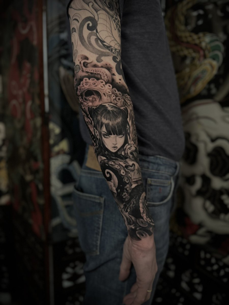 bbtsfangermany's tweet photo. Unfortunately I couldn't get a BBTS ‘Kraken T-Shirt’ in Germany. I then decided to get a ‘Kraken’ tattoo.

#BBTS 
#BrokenbytheScream
#BBTSTattoo https://t.co/S9EILG7WT3