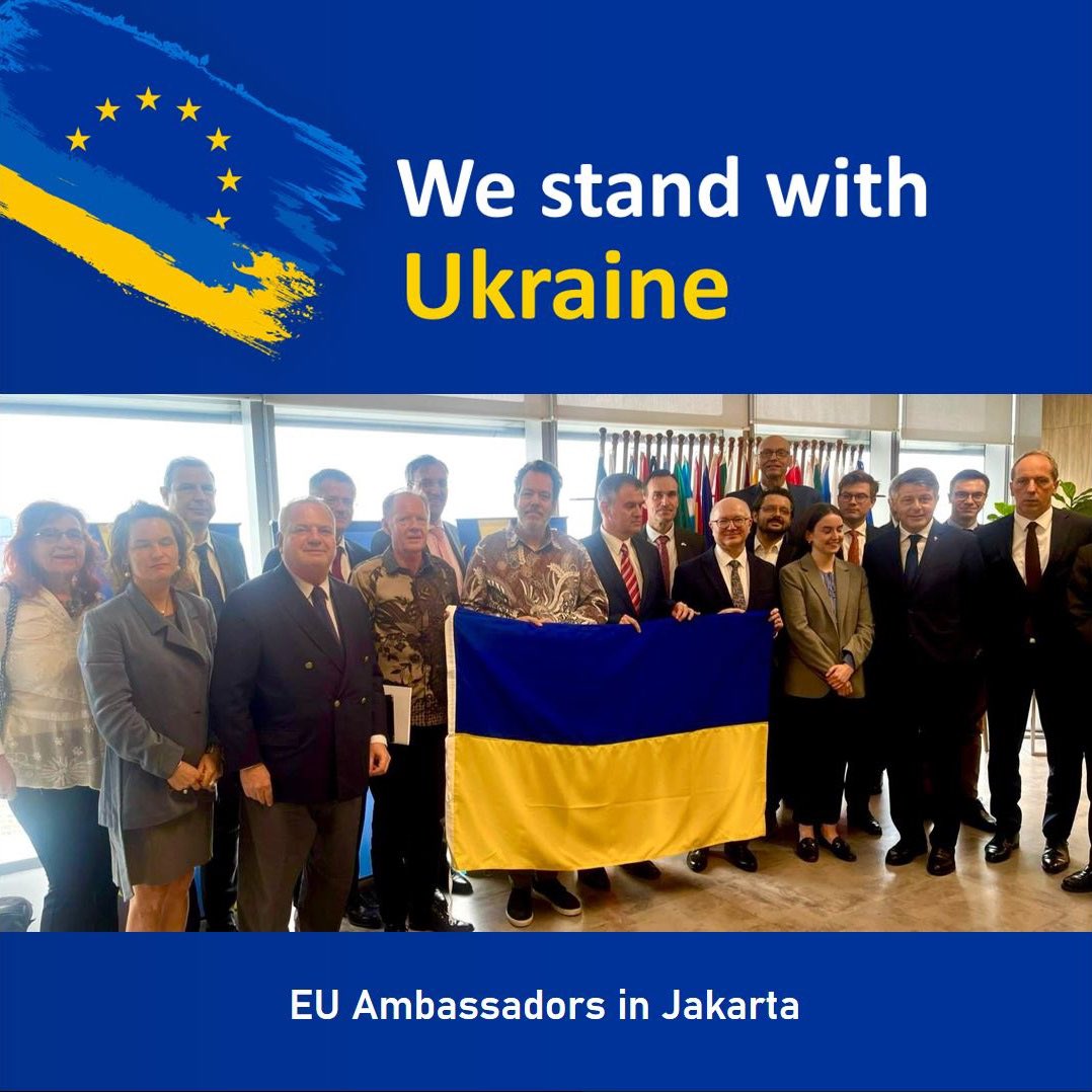 Three years since the full-scale invasion of Ukraine by Russia. Team Europe stands with Ukraine. Sovereignty and territorial integrity are the cornerstone of international order.
🇺🇦
#24Feb2022
#StandWithUkraine
#SlavaUkraini