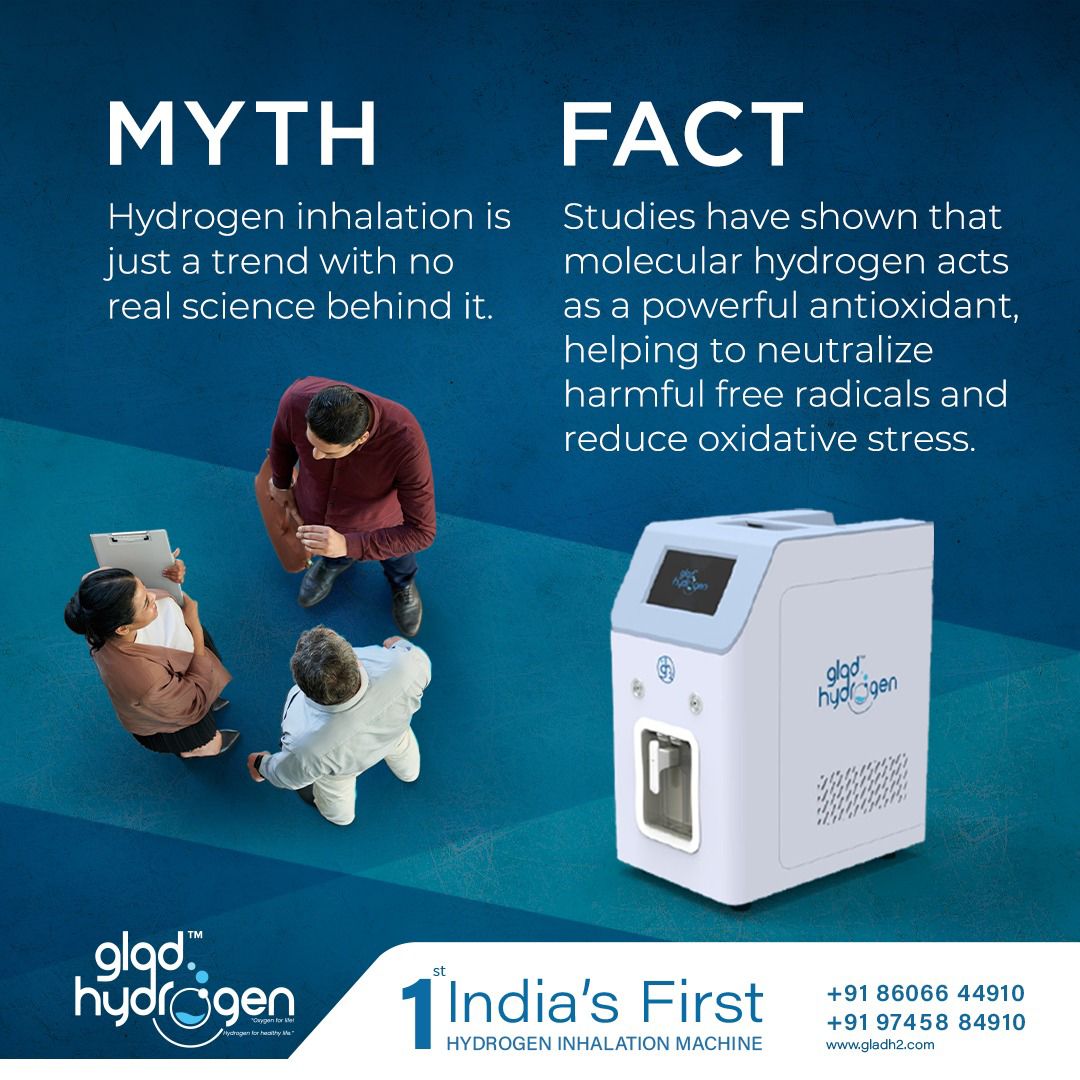 Not a myth anymore !!!

Molecular Hydrogen with its antioxidant , anti-inflammatory,anti apoptotic properties offers wide varieties of health benefits both in the stream of life towards wellness or in patients those who suffer certain illness where molecular hydrogen has big role