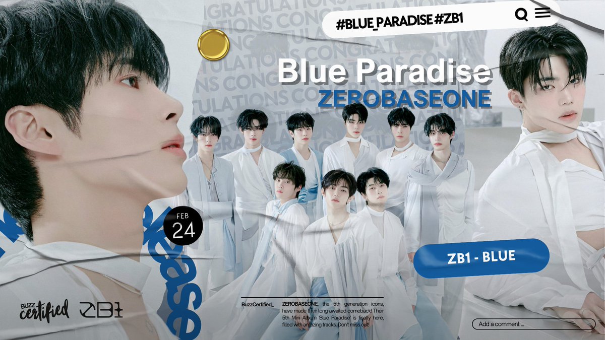 Fourfables's tweet image. ︎ ︎︎︎ ︎ ︎︎︎ 
Congratulations and we're incredibly proud of ZEROBASEONE for their 5th Mini Album, 'Blue Paradise'! You've poured your hearts into this, and it shines through. Wishing you —@hanbinwr @glunwook all the success in the world! 💙
︎ ︎︎︎ ︎ ︎︎︎ ︎︎ ︎︎︎