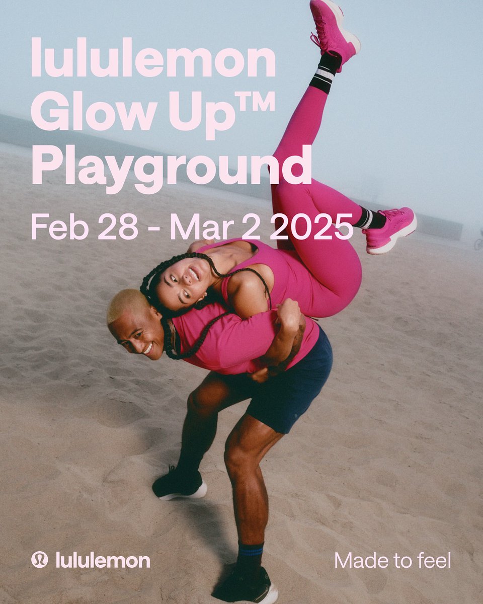 street_caster's tweet photo. 📍룰루레몬 Glow Up™ Playground 팝업스토어
🗓2/28(금) - 3/2(일)
🗺성수XYZ 서울

https://t.co/xw4EjRc94B https://t.co/Iniat6dQ95