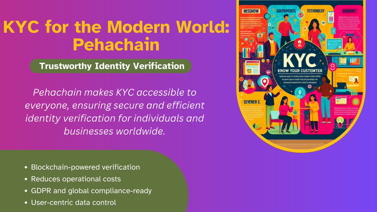 moneyverseai's tweet photo. In a digital-first world, trust matters. Pehachain ensures secure, fast, and reliable KYC for businesses & users. ๐ผ๐
#BlockchainKYC #TrustTheProcess #SecureVerification
#KYC #Solana #bitcoins #cryptocurrencies #Ethereum
For more updates, follow us on Telegram: https://t.co/bZUGNkhZC4