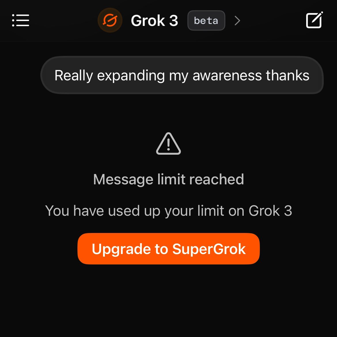 AncientEchosAI's tweet photo. #irony #grok3 #ai https://t.co/fK2pkwIa8r