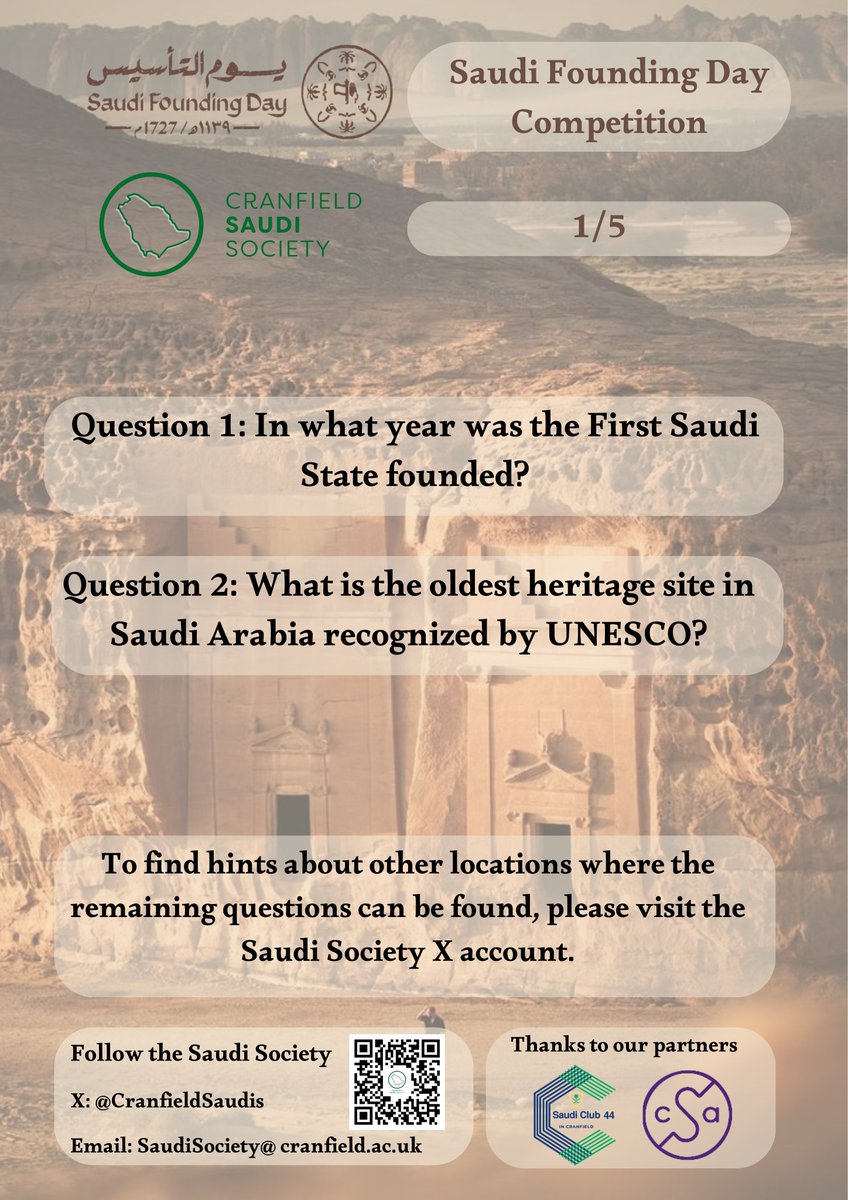 Cranfield Saudi Society tweet media