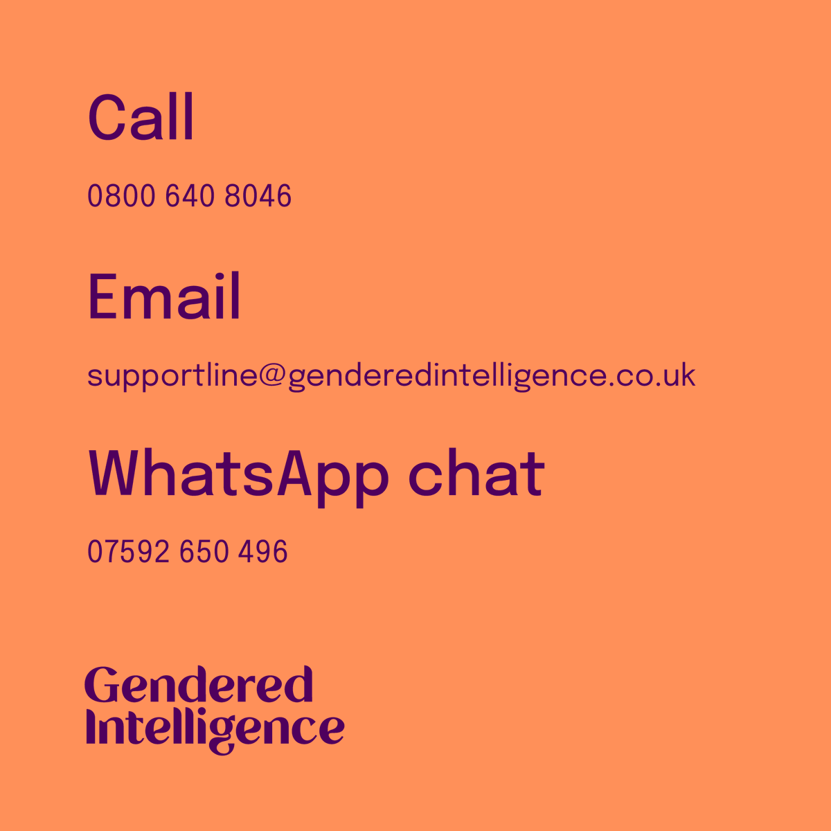 📞 Our support line is running on amended hours this week 24–28 February. We will return to normal hours next week - five days a week 10am-3pm.