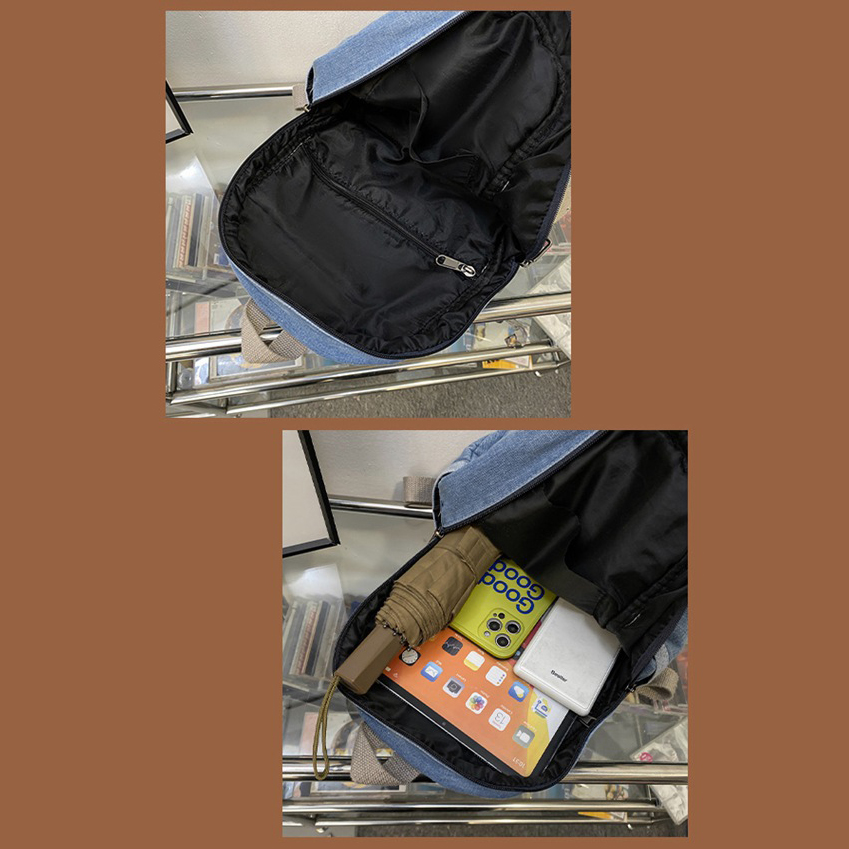 BenowoId's tweet image. Warna :
1.Biru muda
2.Biru tua
Berat : 350 gram
Kapasitas : kurang dari 20l
Penutup tas : Resleting
Space tas :
- 1 kantong utama
- 2 kantong bagian depan
- 2 kantong bagian samping
- 2 kantong bagian dalam

#minimalistbag #denimfashion #urbanbackpack #onthegobag #practicalstyle