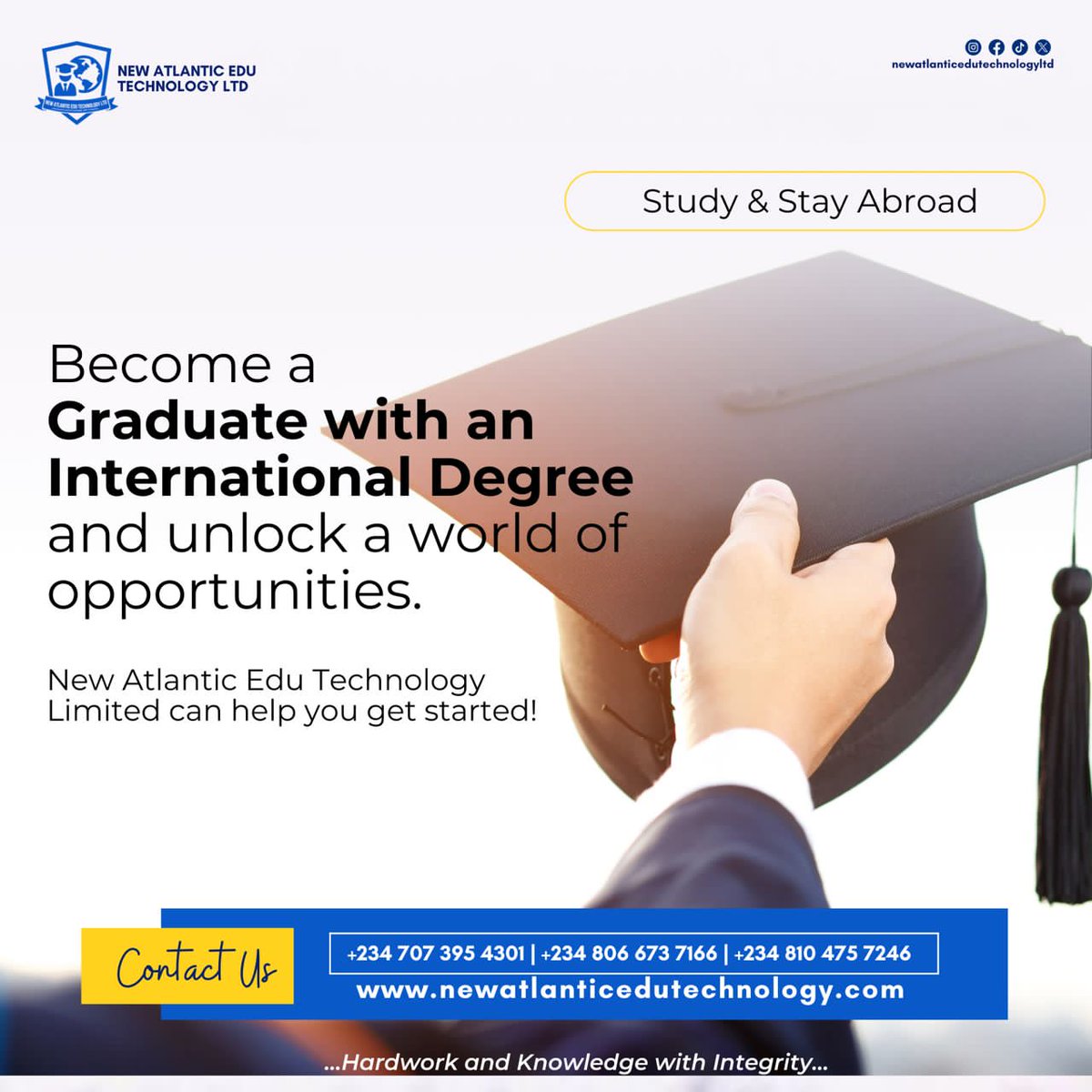 Newatlantic_edu's tweet photo. #NewWeek
#GlobalOpportunities
#AcademicExcellence
#NewAtlanticEdu
#EducationMatters
#StudyAbroad
#StayAbroad
#TestPrep
#InnovativeTechnology
#USGreenCard
#Flightticketting
#UnitedStates https://t.co/w1iP1zjJ0X