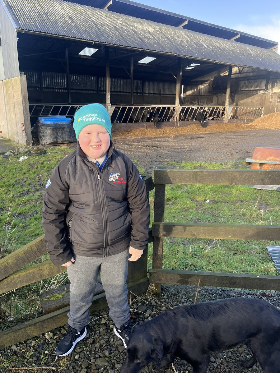 Edelburke4's tweet photo. Young Dominic delighted with his #CormacTagging hat that came this morning, and off to school with it! 
Thanks @CormacTagging 🌟👏
#LackenFarmyard https://t.co/PKvxsrUz5k