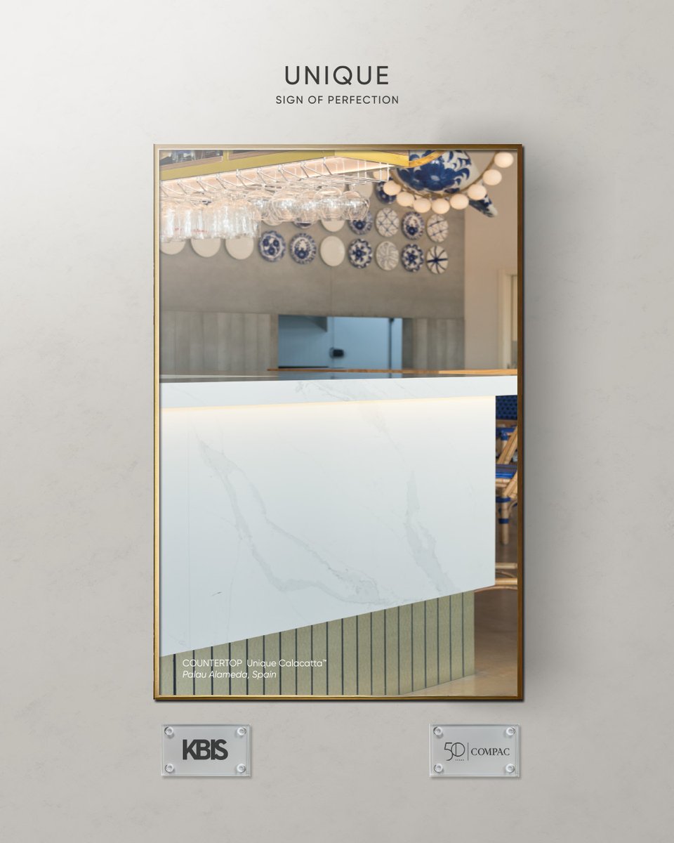 COMPACsurfaces's tweet image. The Unique™ collection by #QuartzCOMPAC fuses timeless elegance with innovative design.

Discover Unique™ at @KBIS, from February 25-27 in Las Vegas.

#COMPAC #Unique #KBIS2025 #LuxuryDesign #InnovationInSurfaces #QuartzCOMPAC