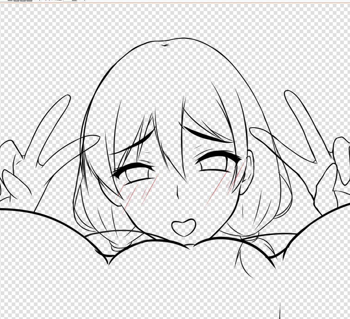 ピースピースΨ( `▽' )Ψ
ついでに差分用の表情もカキカキ✍⭐ 